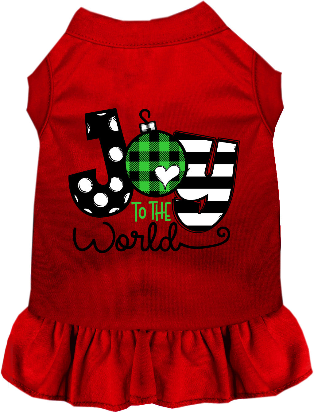 As You Wish Apparel – Joy to the World Christmas Pet Dress