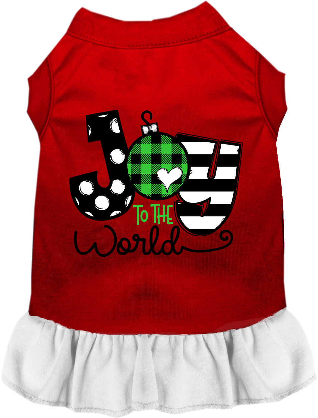 As You Wish Apparel – Joy to the World Christmas Pet Dress