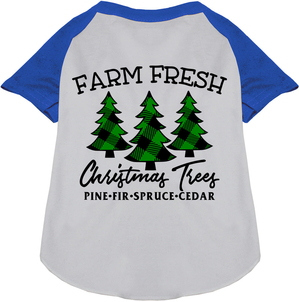 As You Wish Apparel – Farm Fresh Christmas Trees Pet Raglan Shirt