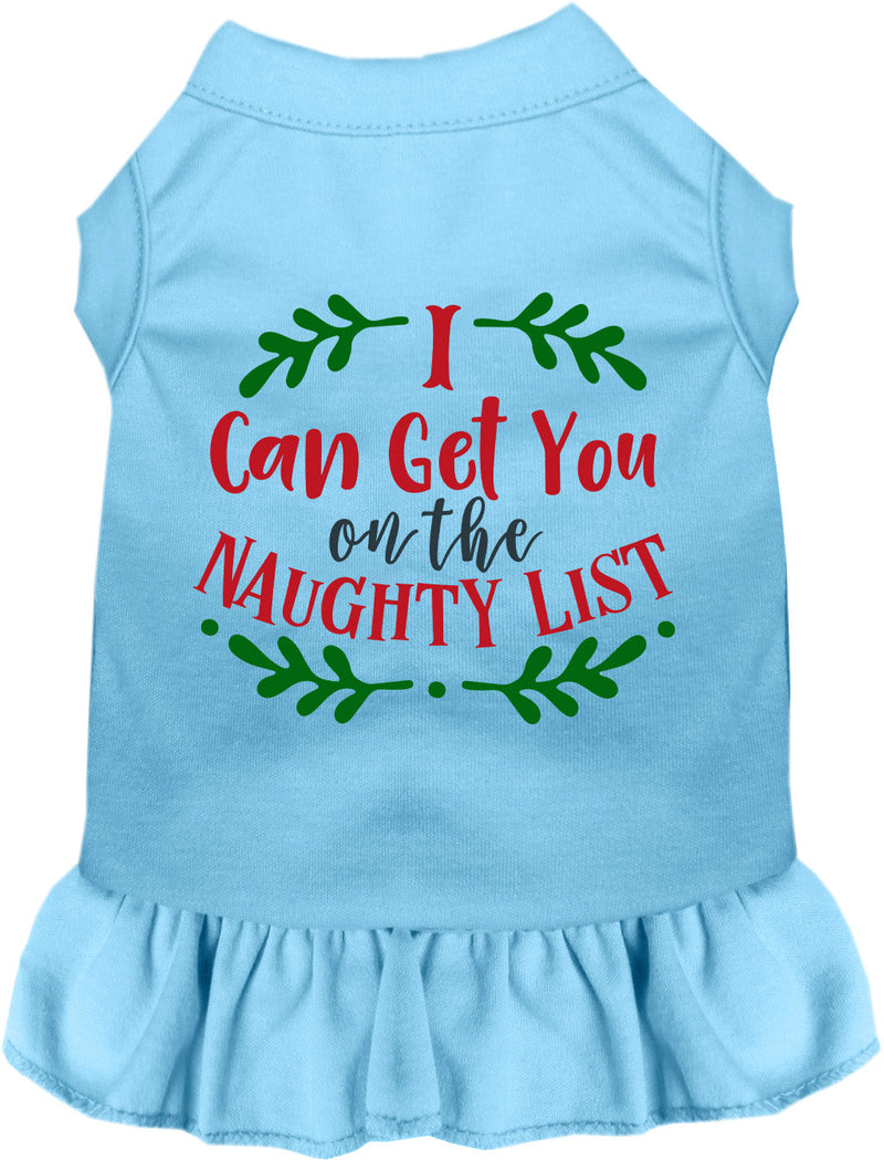 As You Wish Apparel – Can Get You on the List Christmas Pet Dress