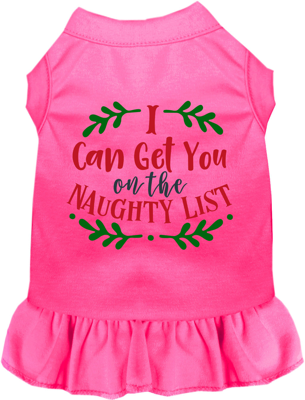 As You Wish Apparel – Can Get You on the List Christmas Pet Dress