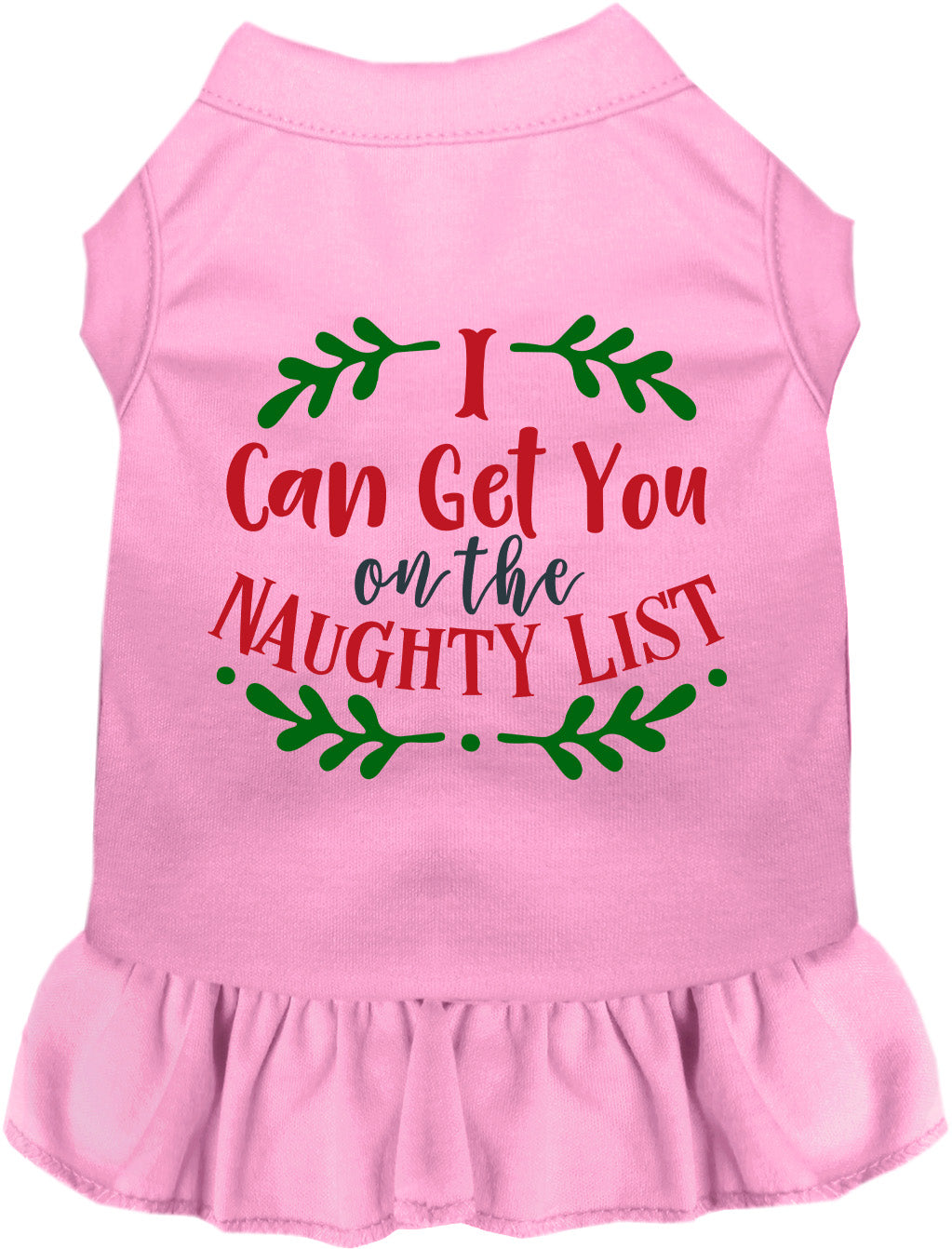 As You Wish Apparel – Can Get You on the List Christmas Pet Dress
