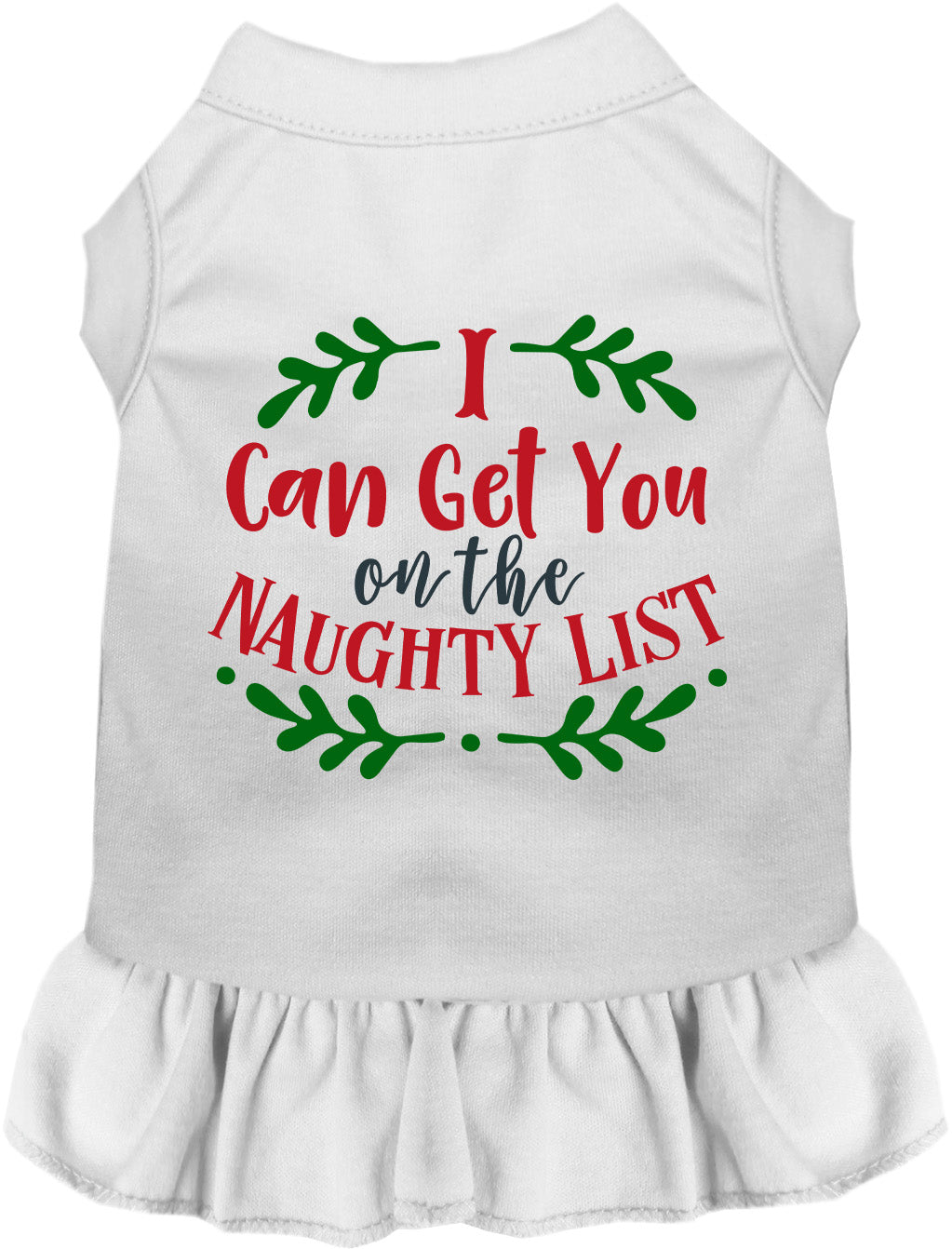 As You Wish Apparel – Can Get You on the List Christmas Pet Dress