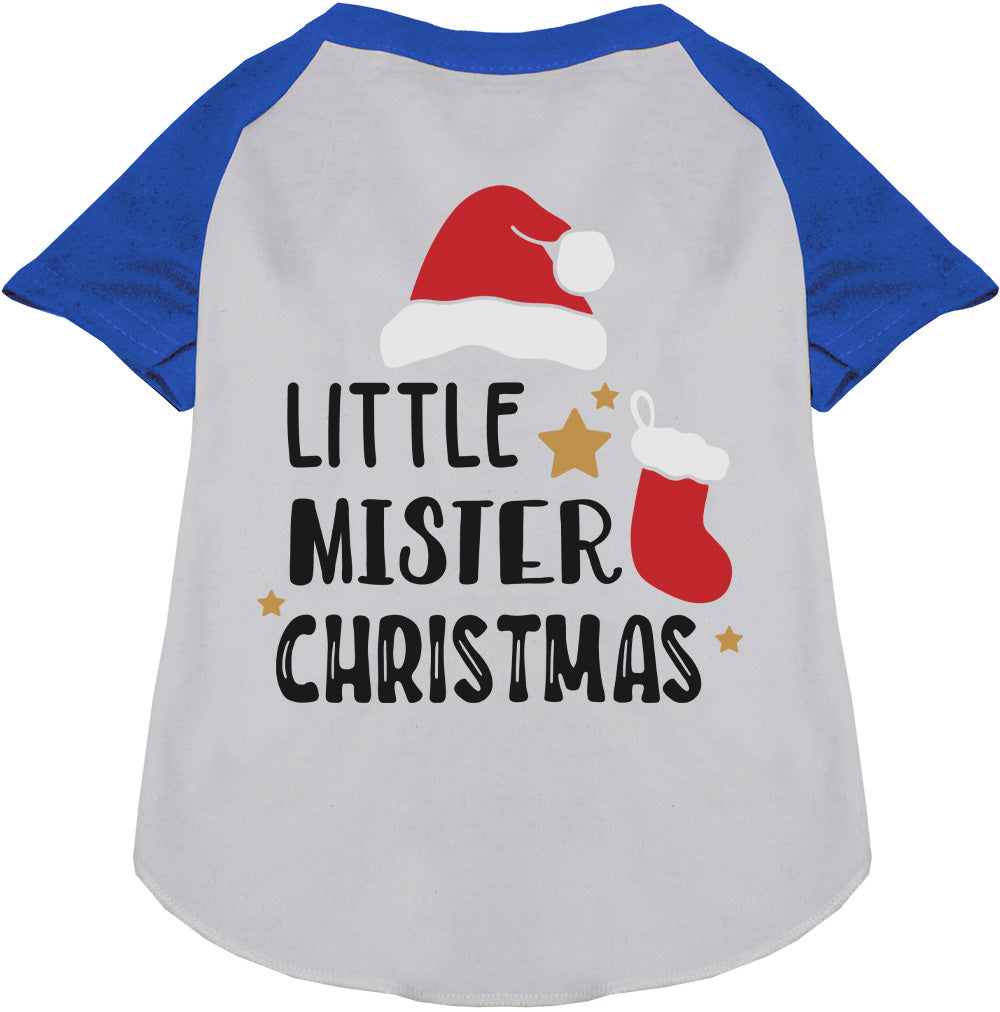 As You Wish Apparel – Little Mister Christmas Pet Raglan Shirt