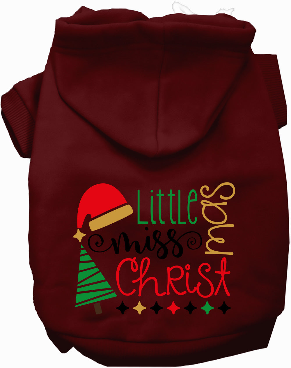 As You Wish Apparel – Little Miss Christmas Pet Hoodie