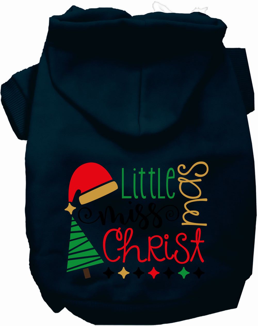 As You Wish Apparel – Little Miss Christmas Pet Hoodie