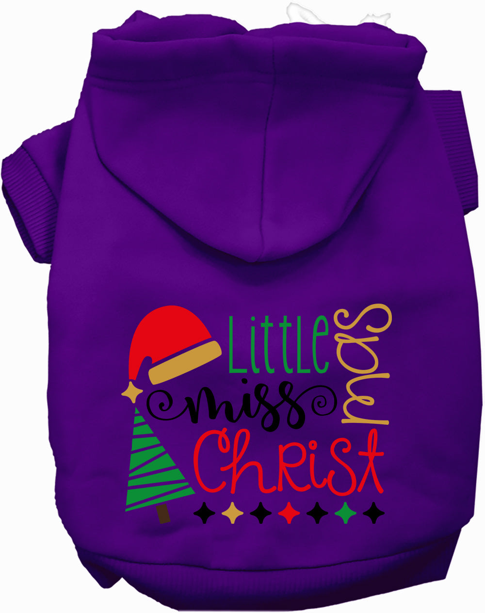 As You Wish Apparel – Little Miss Christmas Pet Hoodie