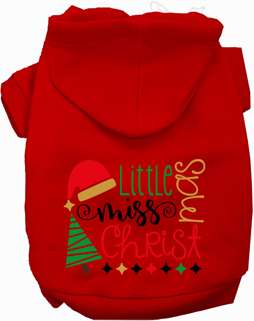 As You Wish Apparel – Little Miss Christmas Pet Hoodie