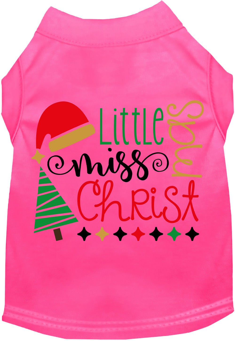 As You Wish Apparel – Little Miss Christmas Pet Shirt