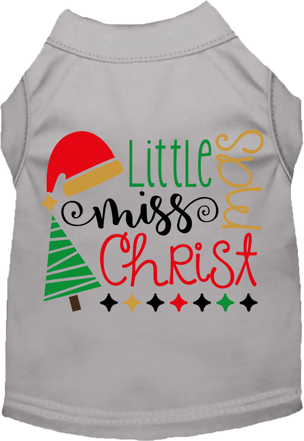 As You Wish Apparel – Little Miss Christmas Pet Shirt