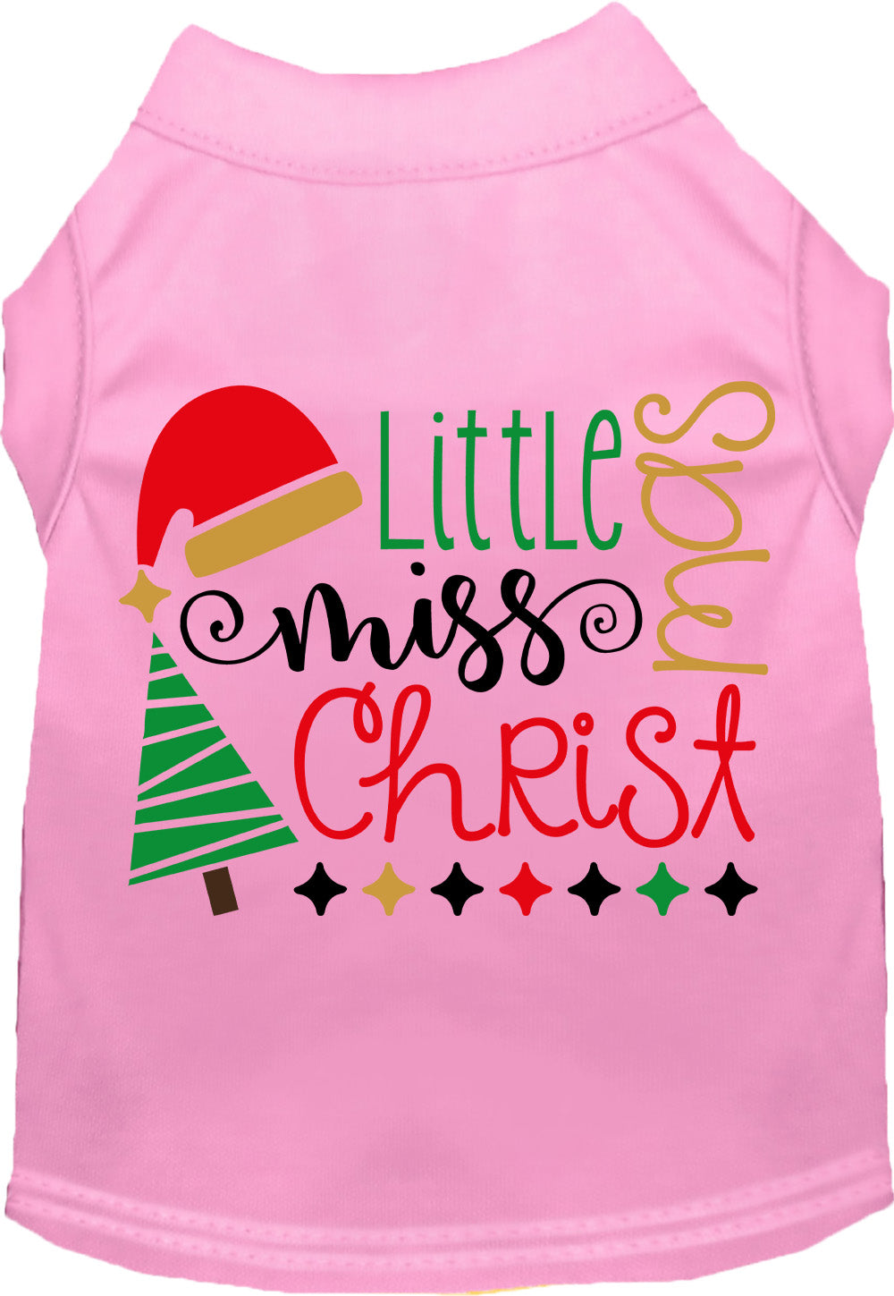 As You Wish Apparel – Little Miss Christmas Pet Shirt
