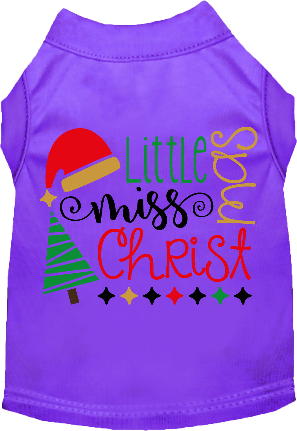 As You Wish Apparel – Little Miss Christmas Pet Shirt