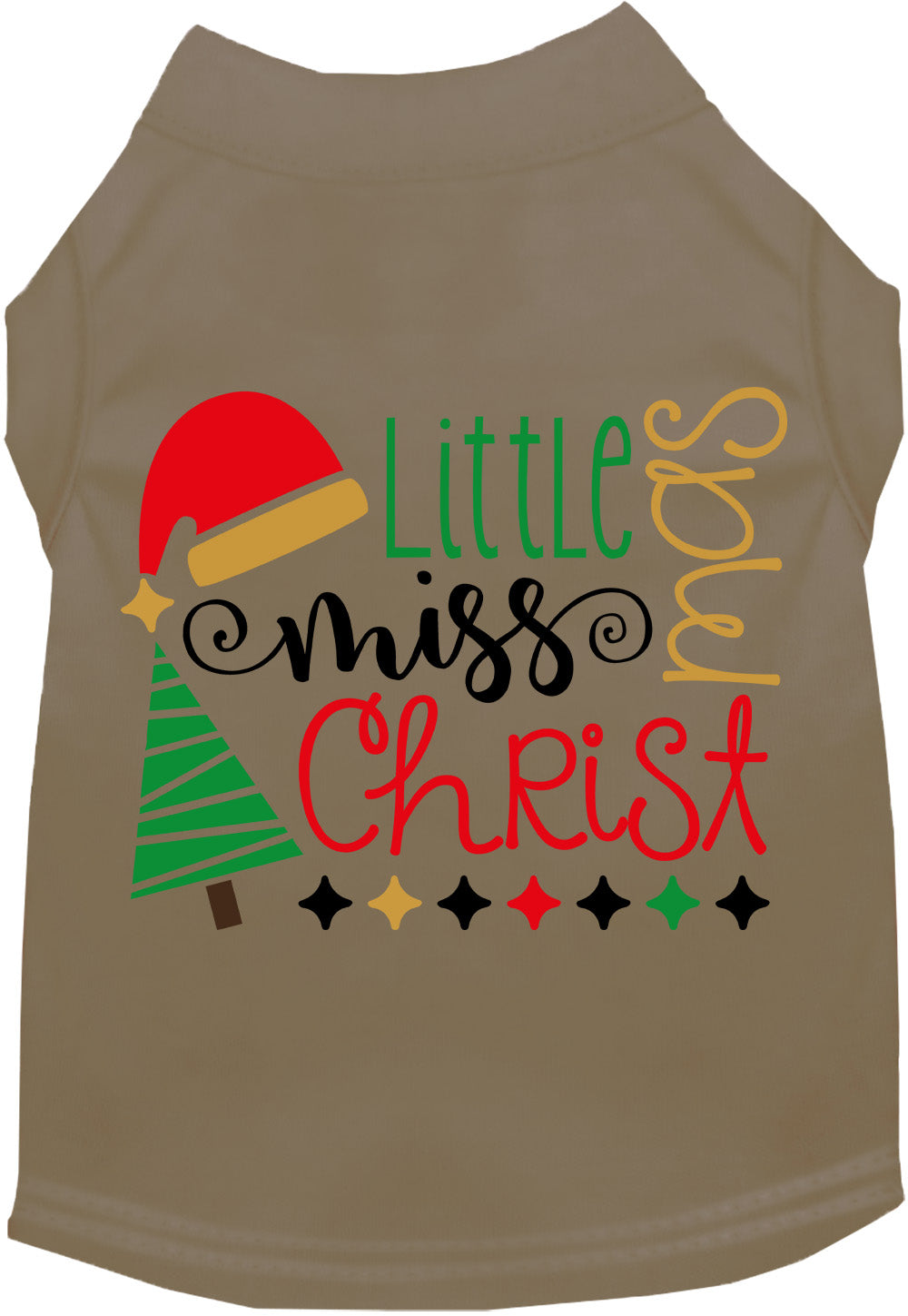 As You Wish Apparel – Little Miss Christmas Pet Shirt