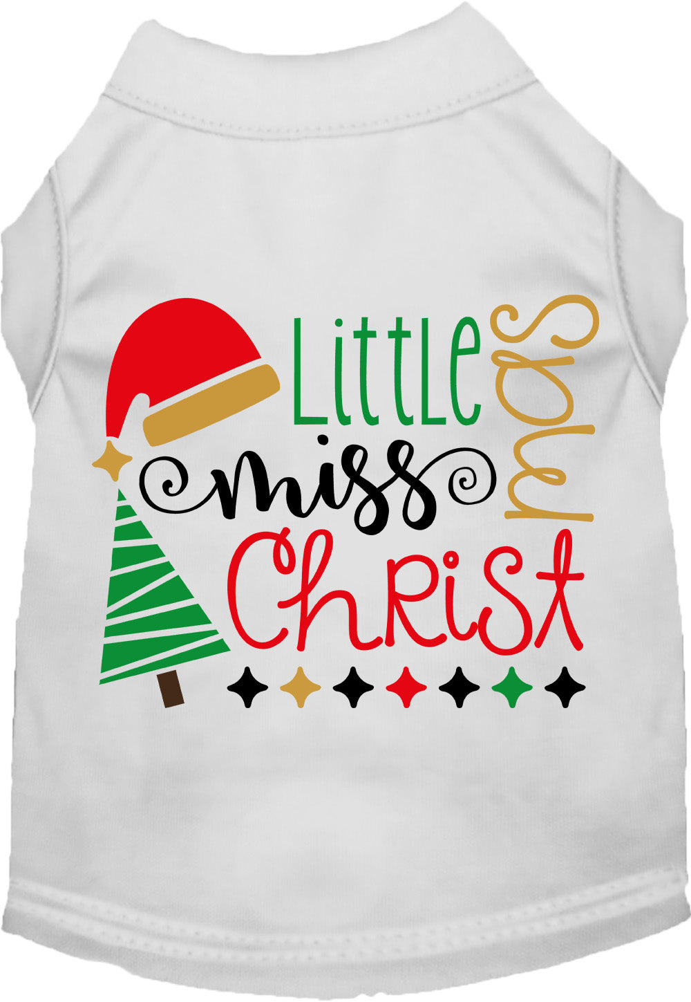 As You Wish Apparel – Little Miss Christmas Pet Shirt