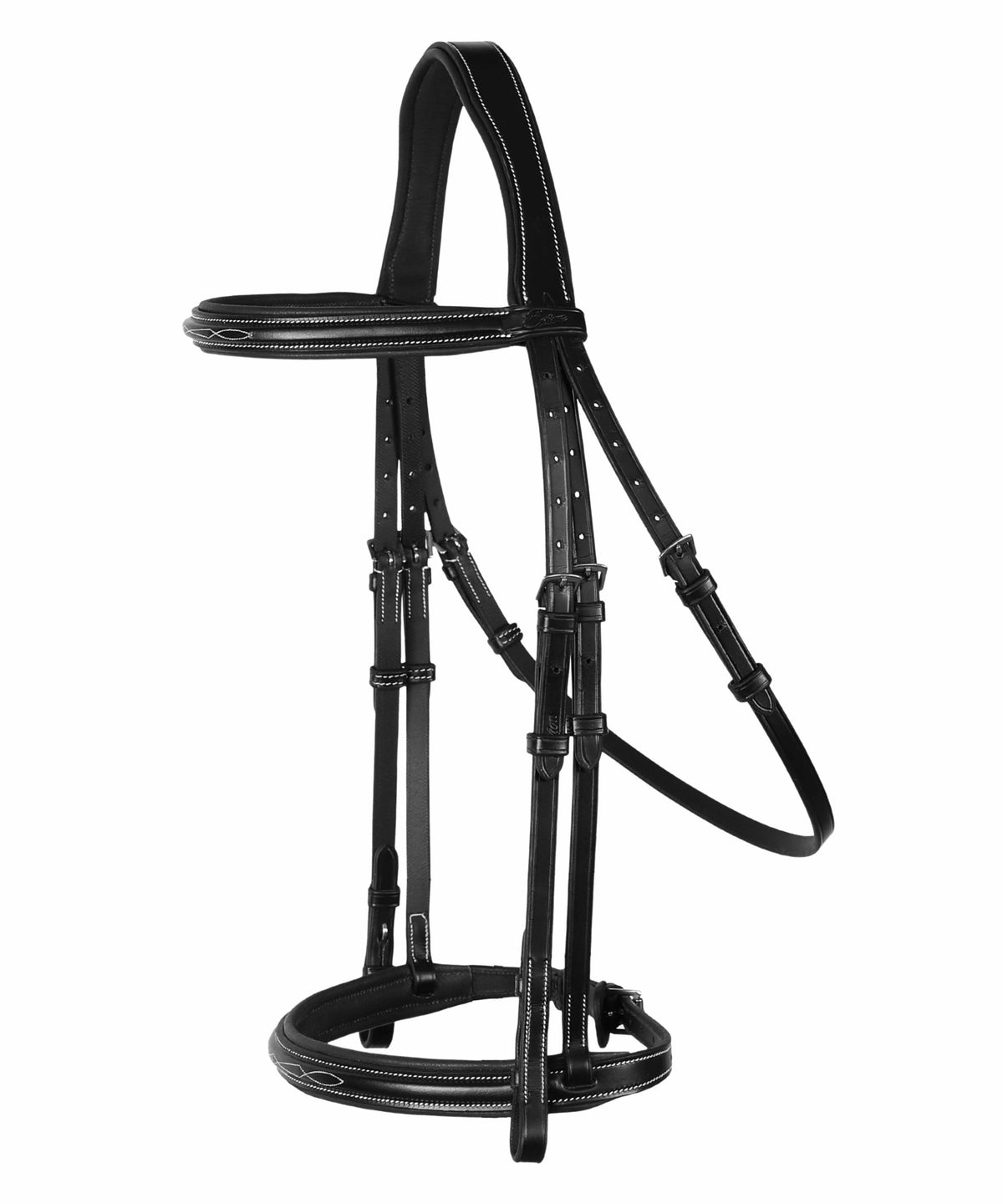 ExionPro Thin Noseband Padded Hunter Bridle with Reins | HT Animal Supply