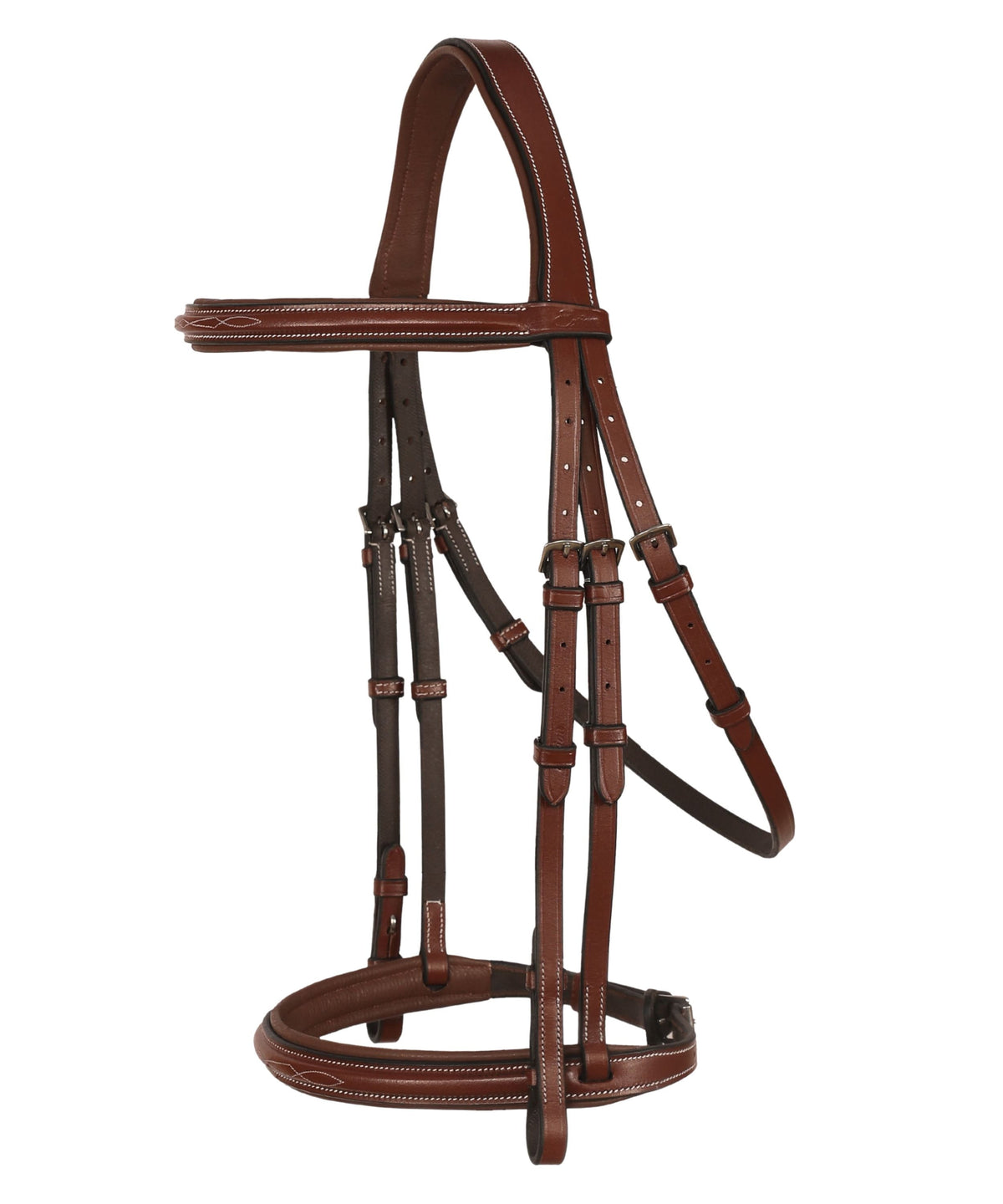 ExionPro Thin Noseband Padded Hunter Bridle with Reins | HT Animal Supply