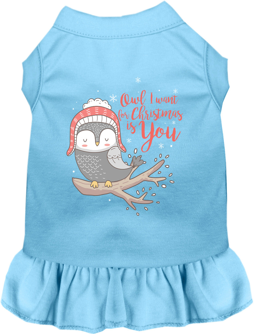As You Wish Apparel – Owl I Want For Christmas Pet Dress