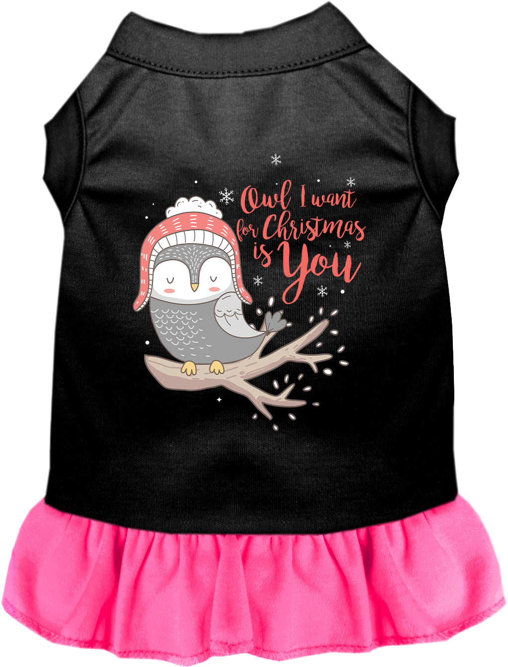 As You Wish Apparel – Owl I Want For Christmas Pet Dress
