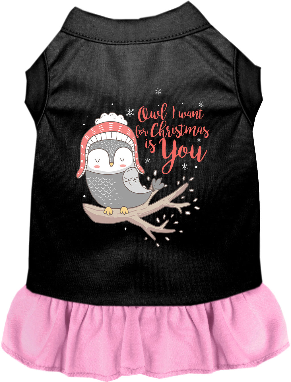 As You Wish Apparel – Owl I Want For Christmas Pet Dress