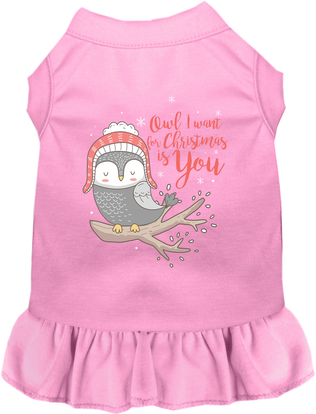 As You Wish Apparel – Owl I Want For Christmas Pet Dress