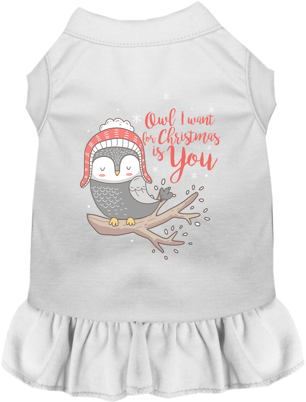 As You Wish Apparel – Owl I Want For Christmas Pet Dress