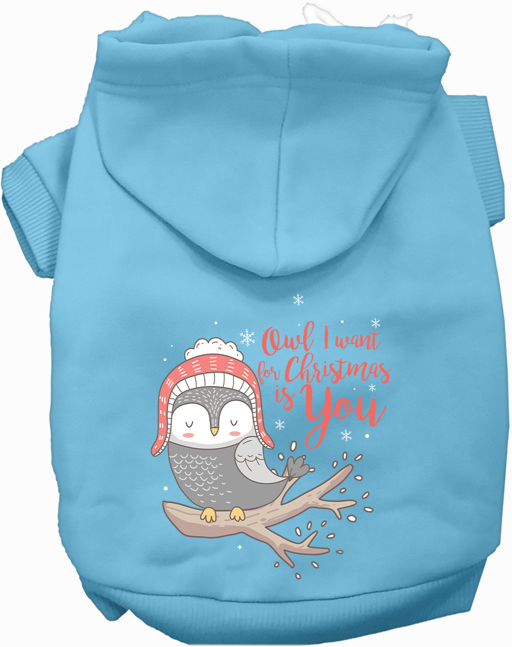 As You Wish Apparel – Owl I Want For Christmas Pet Hoodie