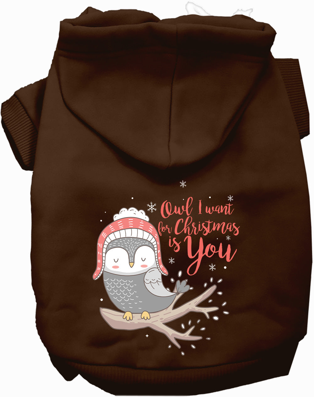 As You Wish Apparel – Owl I Want For Christmas Pet Hoodie