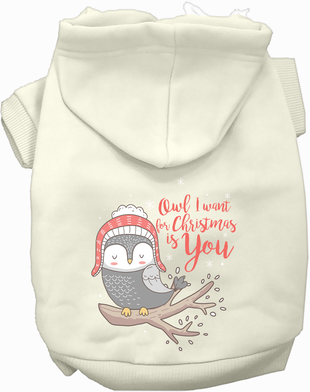 As You Wish Apparel – Owl I Want For Christmas Pet Hoodie