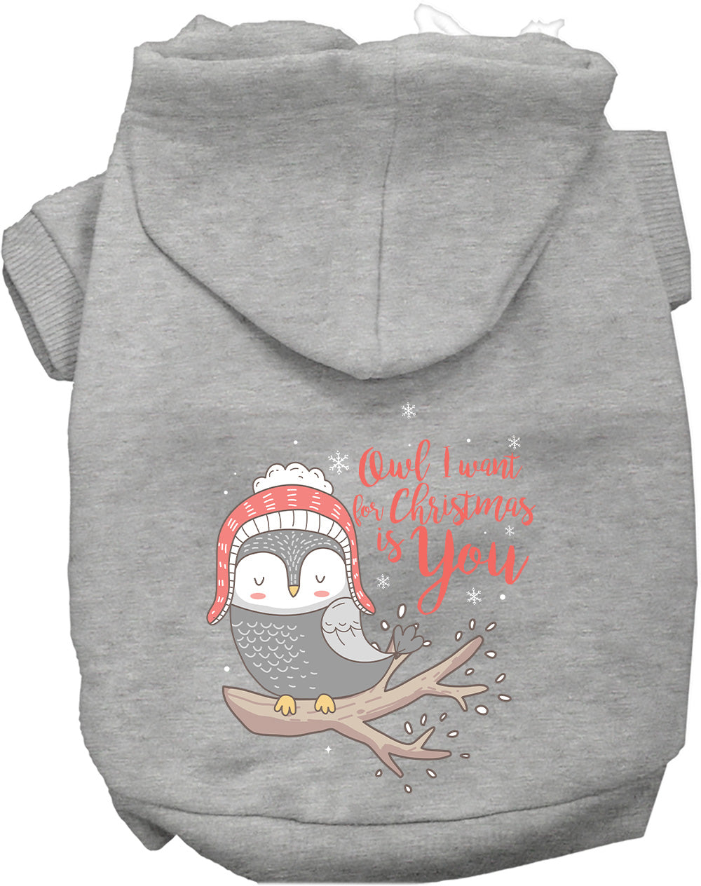 As You Wish Apparel – Owl I Want For Christmas Pet Hoodie