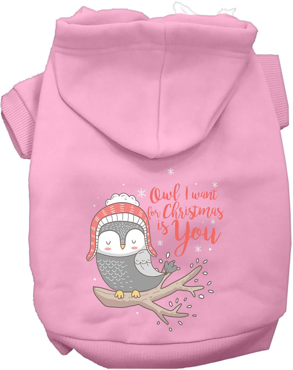 As You Wish Apparel – Owl I Want For Christmas Pet Hoodie
