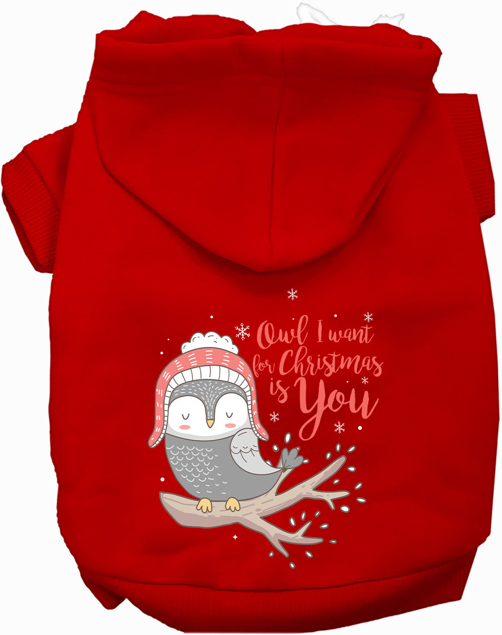 As You Wish Apparel – Owl I Want For Christmas Pet Hoodie