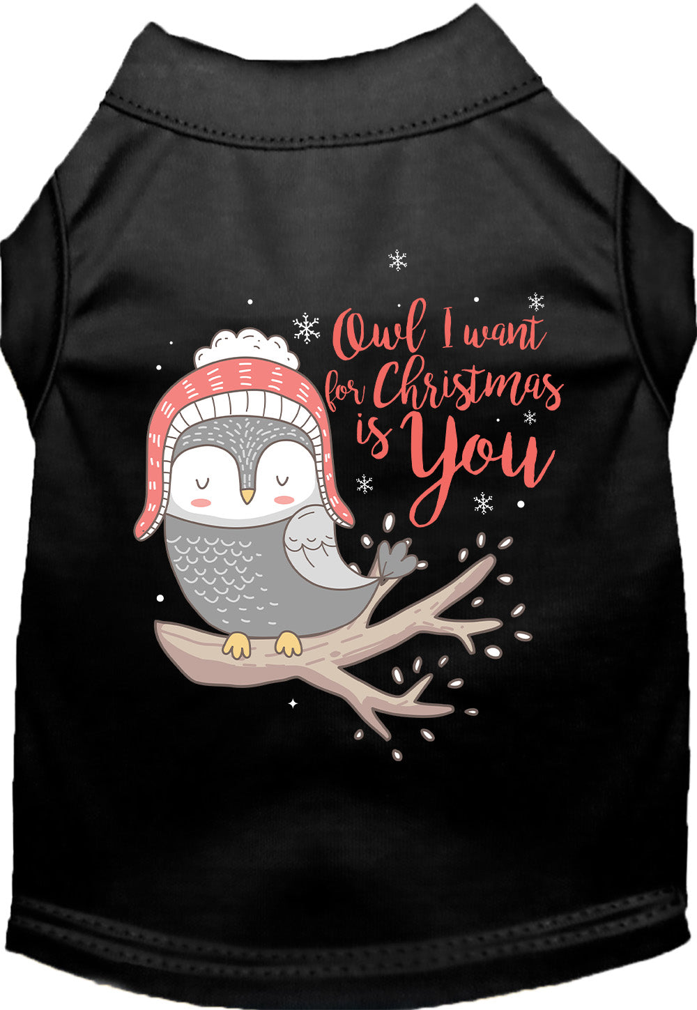 As You Wish Apparel – Owl I Want For Christmas Pet Shirt