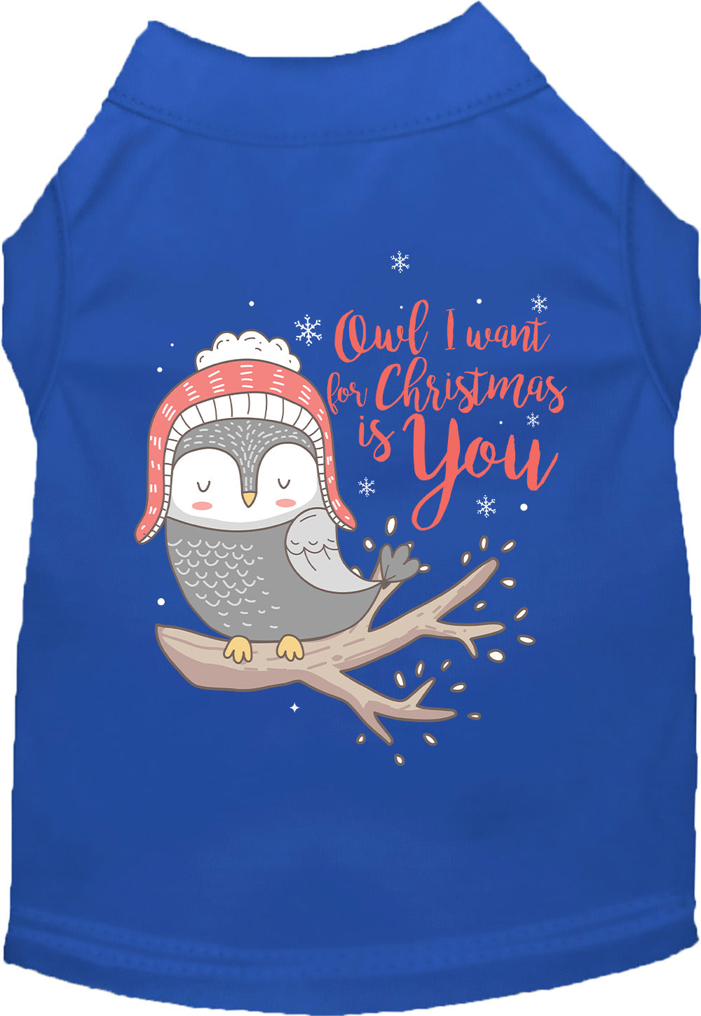 As You Wish Apparel – Owl I Want For Christmas Pet Shirt