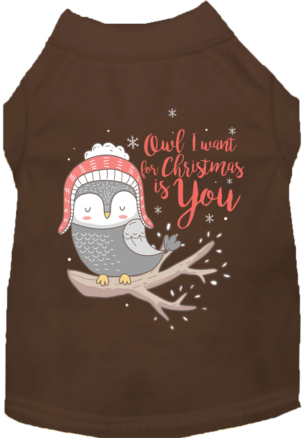As You Wish Apparel – Owl I Want For Christmas Pet Shirt