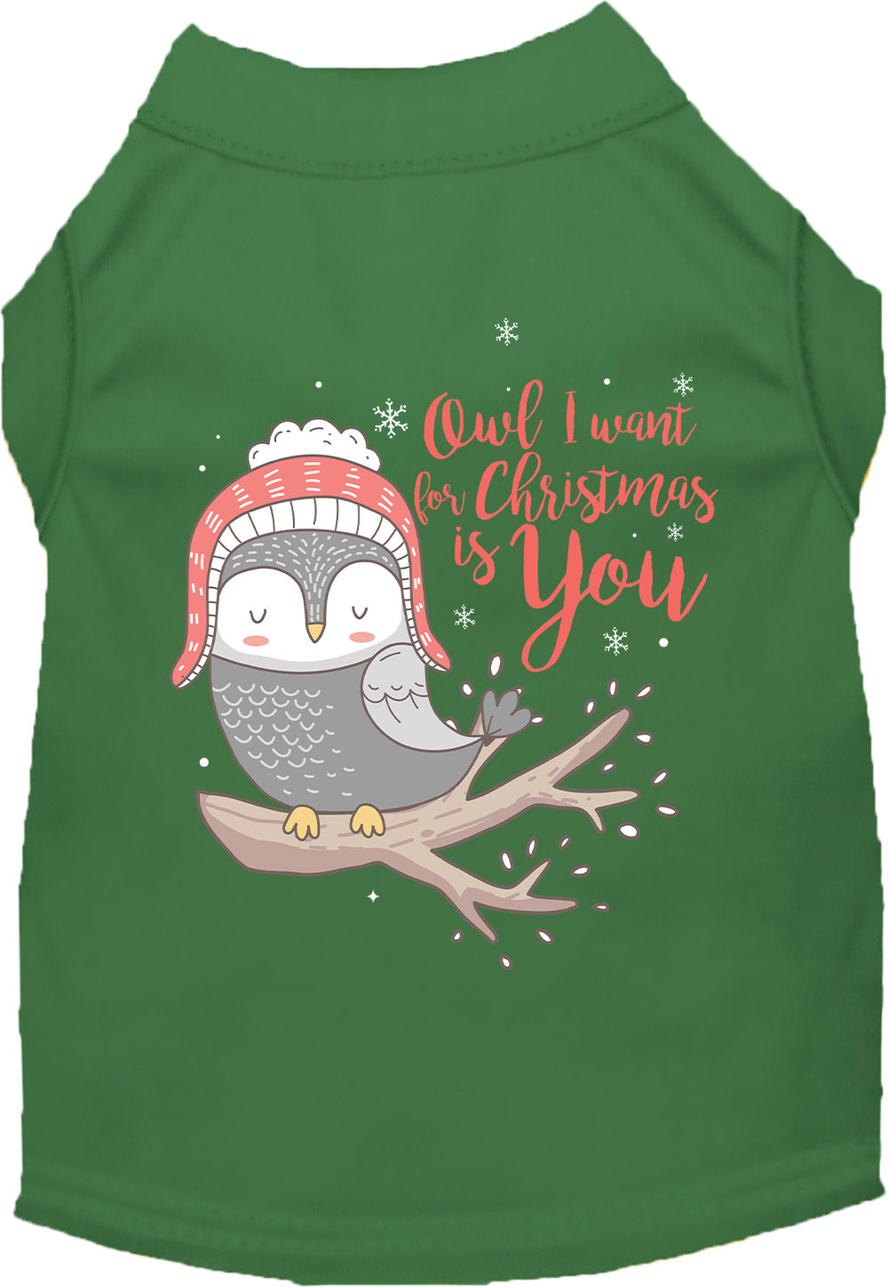 As You Wish Apparel – Owl I Want For Christmas Pet Shirt