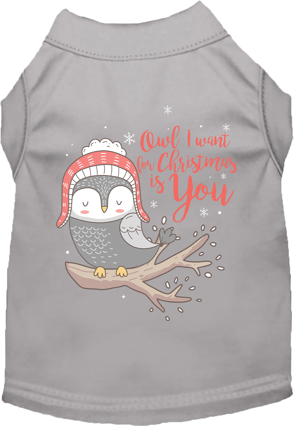 As You Wish Apparel – Owl I Want For Christmas Pet Shirt