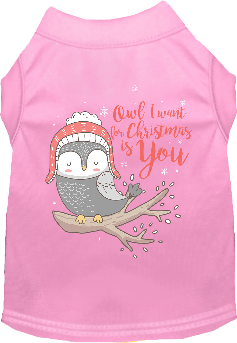 As You Wish Apparel – Owl I Want For Christmas Pet Shirt