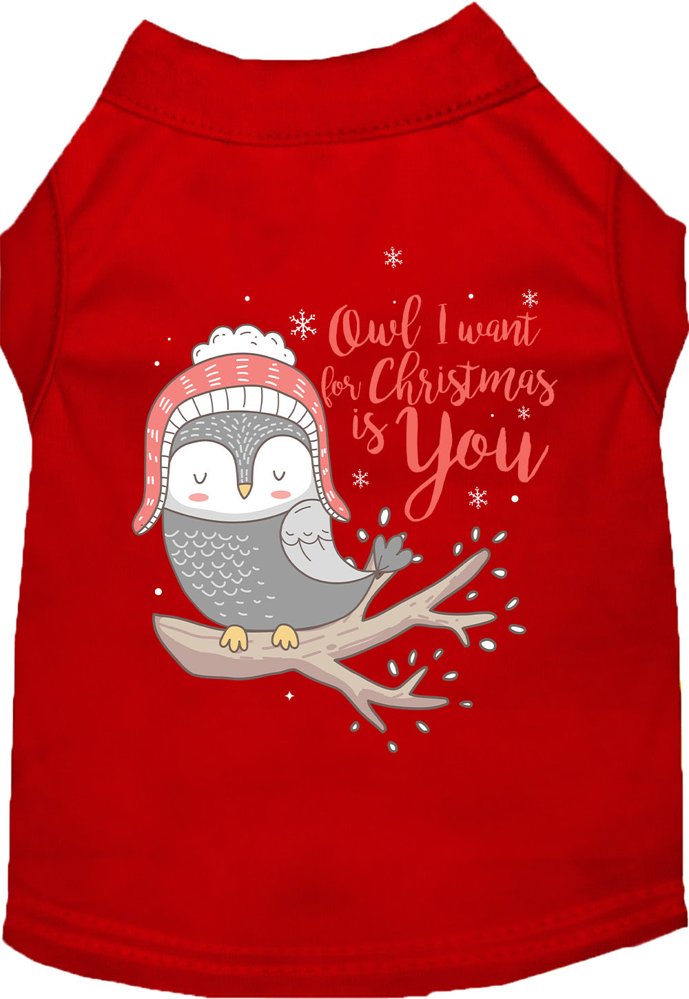 As You Wish Apparel – Owl I Want For Christmas Pet Shirt