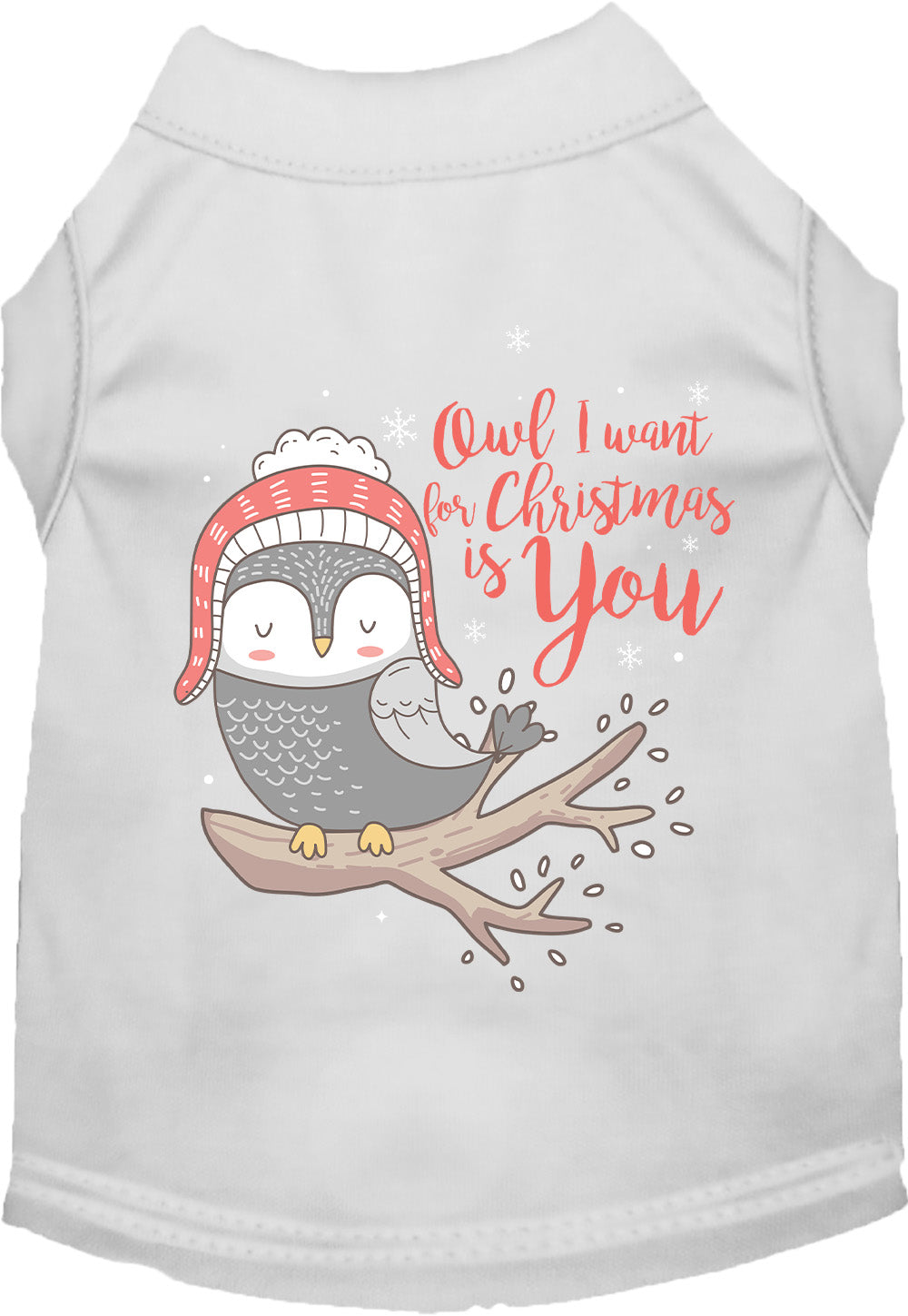 As You Wish Apparel – Owl I Want For Christmas Pet Shirt