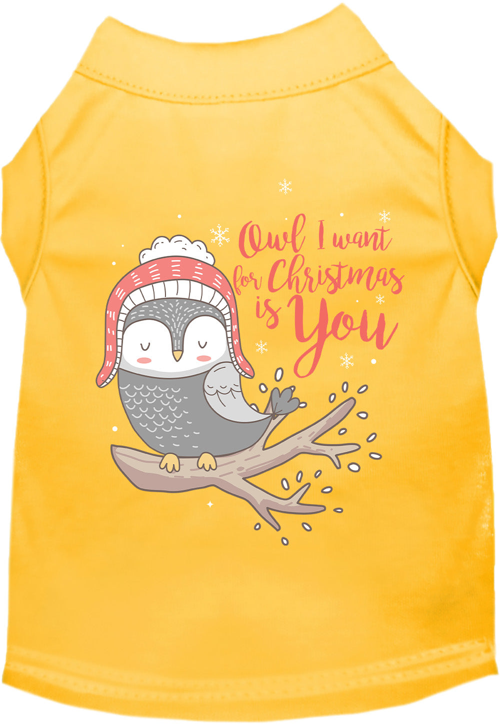 As You Wish Apparel – Owl I Want For Christmas Pet Shirt