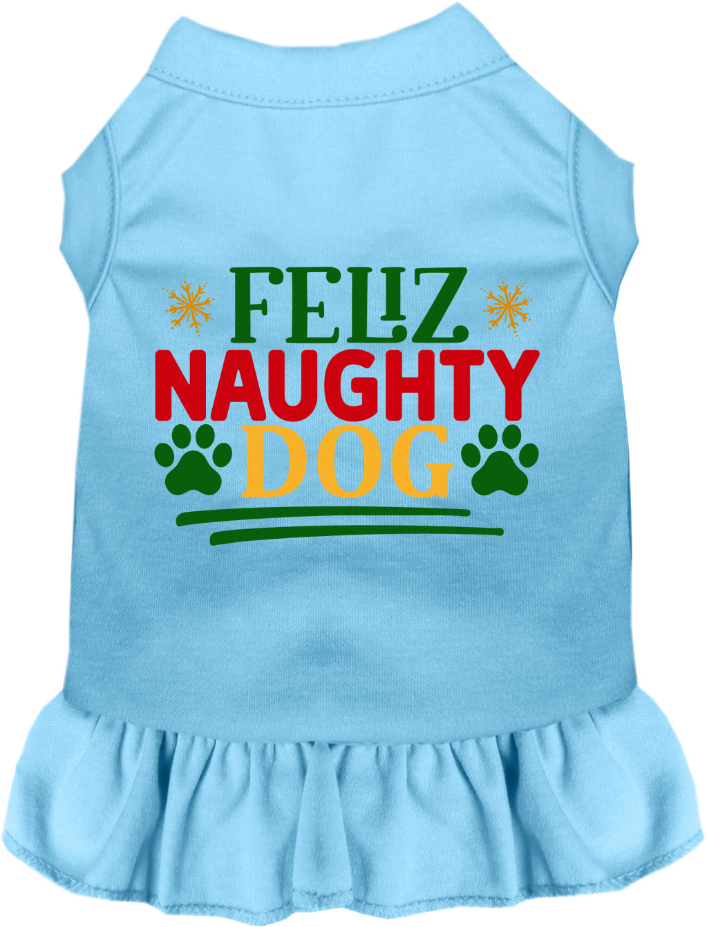 As You Wish Apparel – Feliz Naughty Dog Christmas Pet Dress