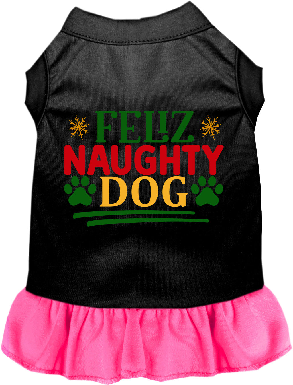 As You Wish Apparel – Feliz Naughty Dog Christmas Pet Dress