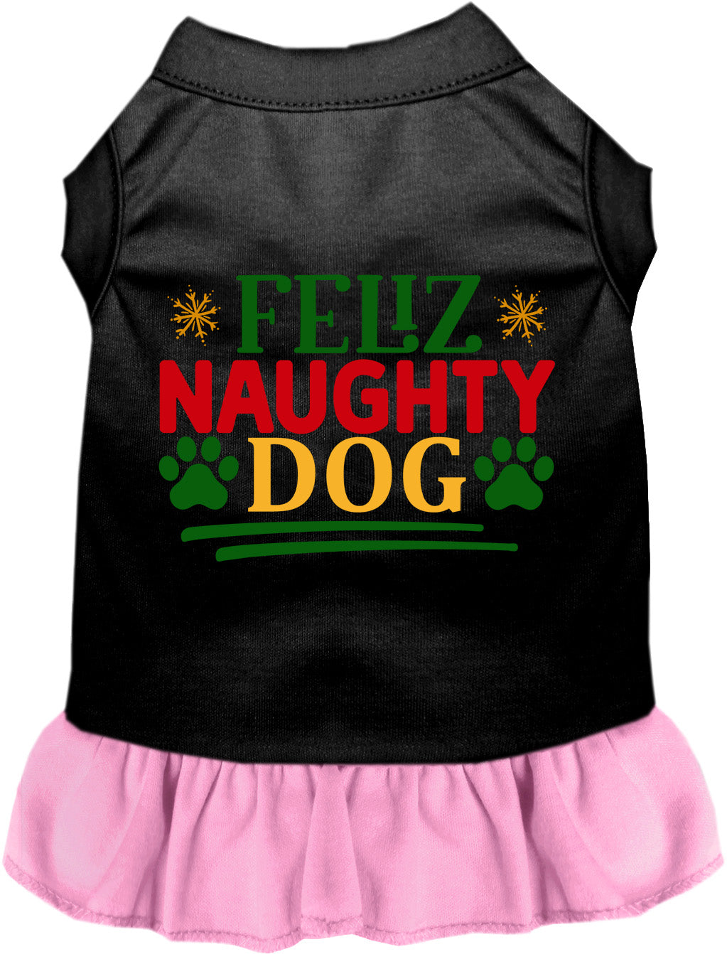 As You Wish Apparel – Feliz Naughty Dog Christmas Pet Dress