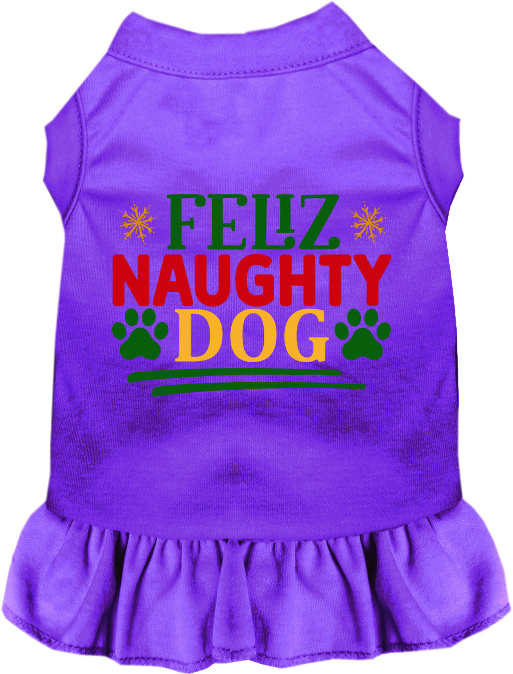 As You Wish Apparel – Feliz Naughty Dog Christmas Pet Dress