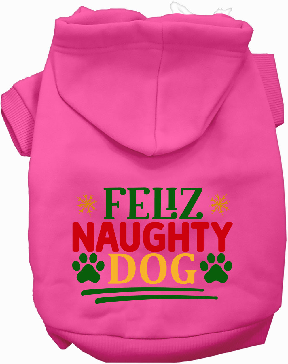 As You Wish Apparel – Feliz Naughty Dog Christmas Pet Hoodie
