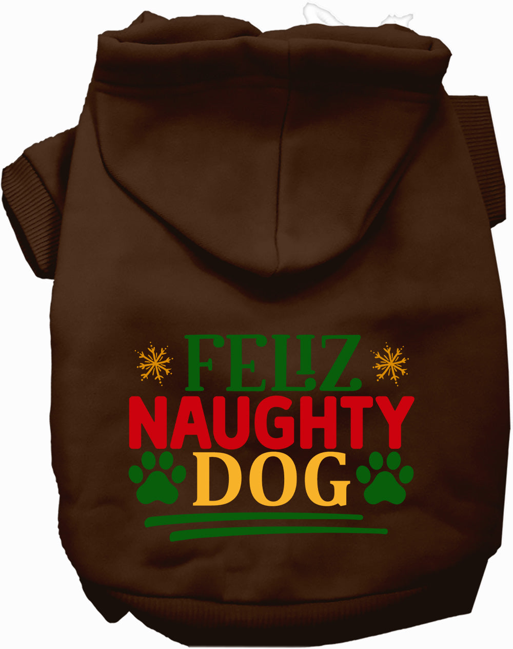 As You Wish Apparel – Feliz Naughty Dog Christmas Pet Hoodie