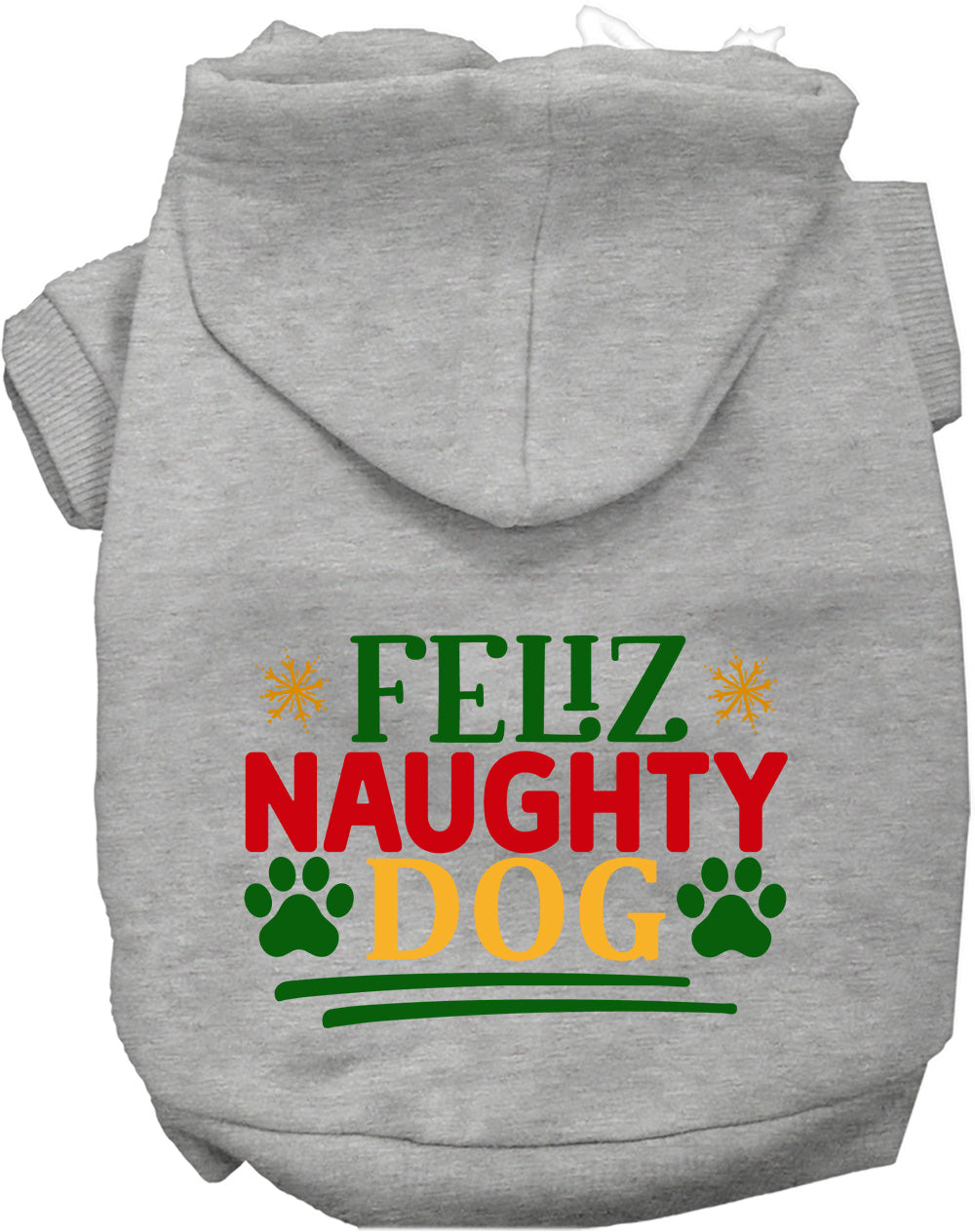 As You Wish Apparel – Feliz Naughty Dog Christmas Pet Hoodie