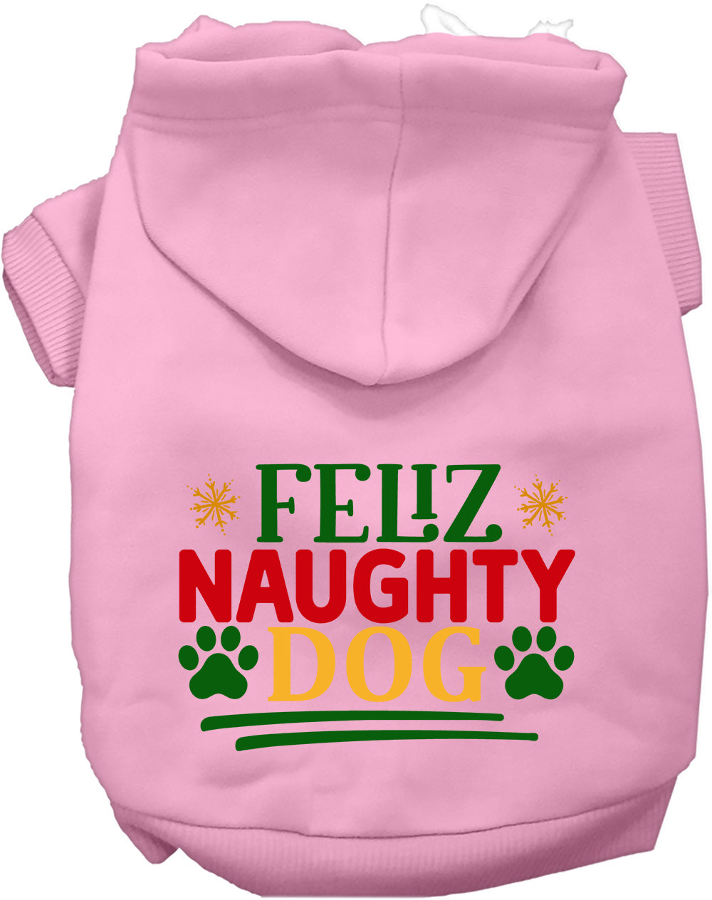 As You Wish Apparel – Feliz Naughty Dog Christmas Pet Hoodie
