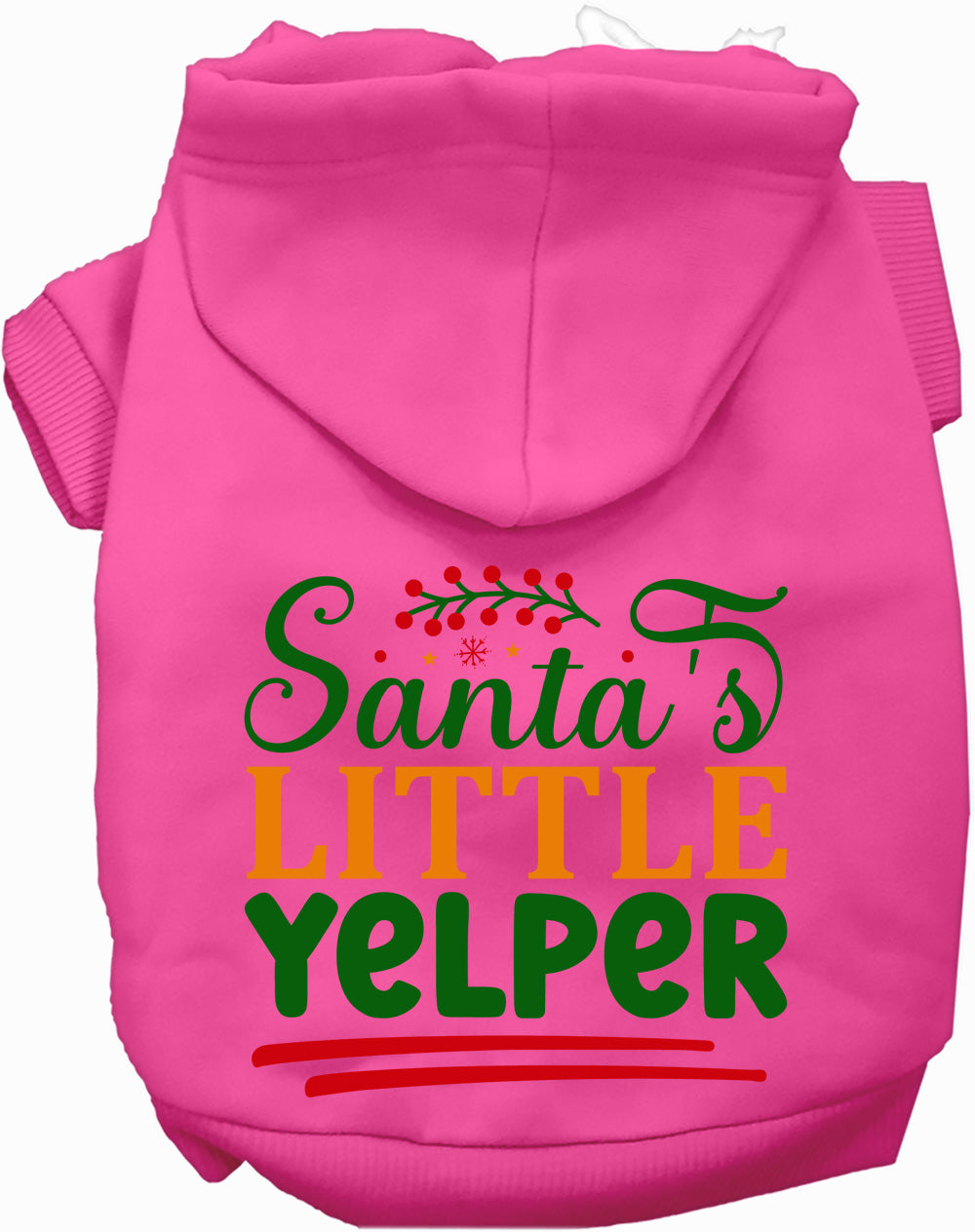 As You Wish Apparel – Santas Little Yelper Christmas Pet Hoodie