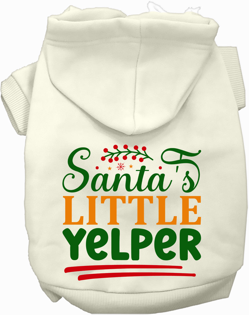 As You Wish Apparel – Santas Little Yelper Christmas Pet Hoodie